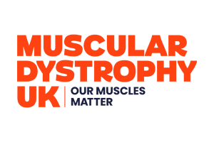 Muscular Dystrophy UK logo including tagline: Our muscles matter