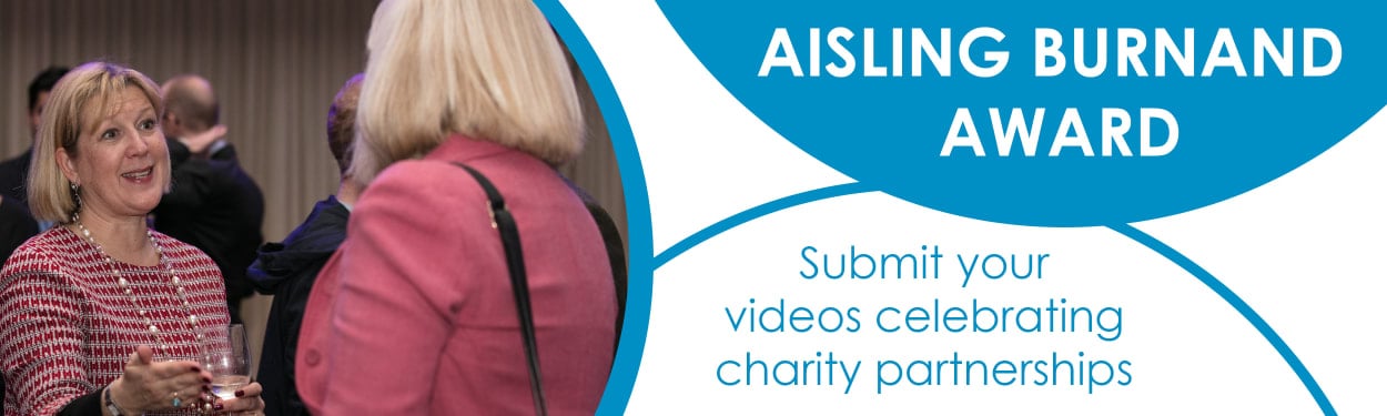 Photo of Aisling and a member - Aisling Burnand Award. Submit your videos celebrating charity partnerships